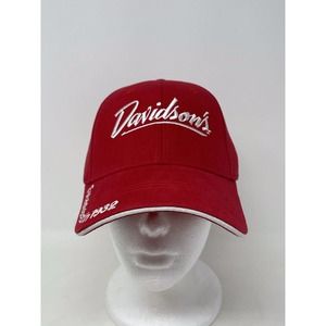 Davidson’s Cap Hat Ball Cap Firearms Distributor Established In 1932 NEW Red